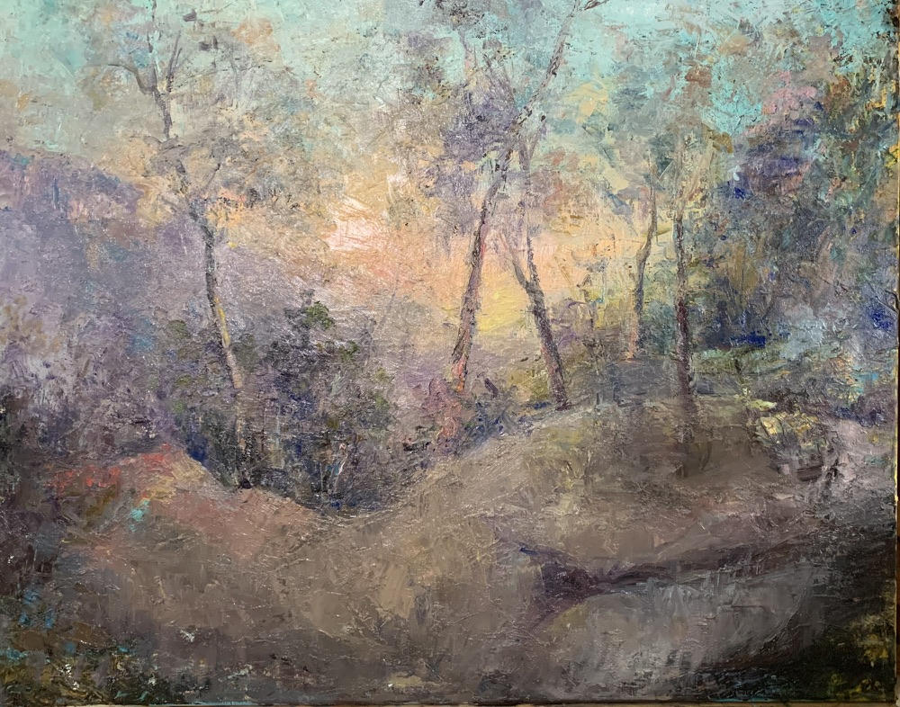 Essential Nature — original oil painting on canvas by Carol D'Arcy. 91×76cm. © Carol D'Arcy.